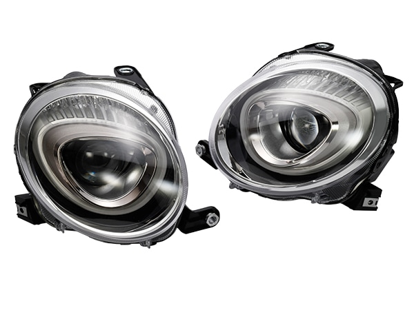 純正タイプDEPO製フィアット500 ハロゲンヘッドライト新品未使用 DEPO 正規品】 フィアット FIAT 500 312系 後期 チンクエチェント