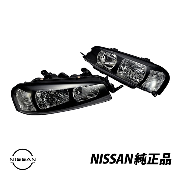 日産 純正 スカイライン R34 GTS GTR ヘッドライト 前期 ハロゲン車用 左右ペア 26010-AA025 26060-AA025|NISSAN|JPN BRAND