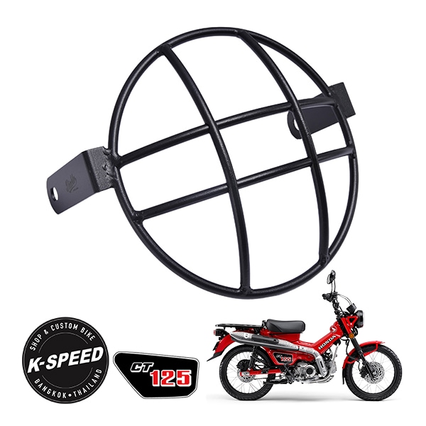 【K-SPEED製】 ホンダ ハンターカブ CT125 JA55 JA65 ヘッドライトガード ヘッドランプ カバー ディアブロ カスタムパーツ K-SPEED-CT14　　
