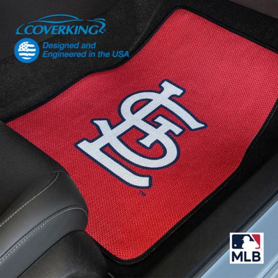 セントルイス・カージナルス St. Louis Cardinals 正規品 オフィシャル MLB シリーズ 公式 カーマット フロアマット フロント左右セット