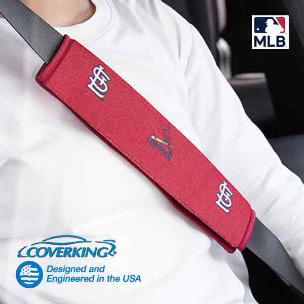 セントルイス・カージナルス St. Louis Cardinals 正規品 オフィシャル MLB シリーズ 公式 シートベルトパッド カバー 2個セット