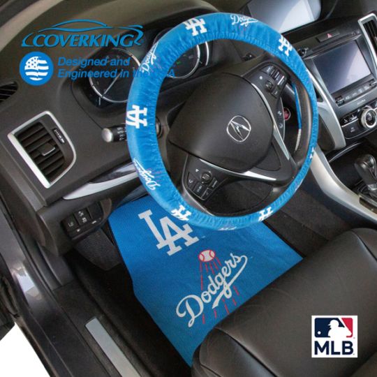 ロサンゼルス ドジャース LA Dodgers 正規品 オフィシャル MLB シリーズ 公式 ステアリング ハンドルカバー 　