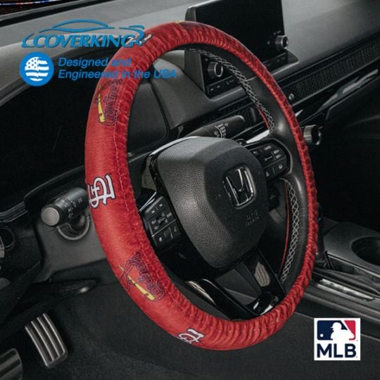 セントルイス・カージナルス St. Louis Cardinals 正規品 オフィシャル MLB シリーズ 公式 ステアリング ハンドルカバー 　