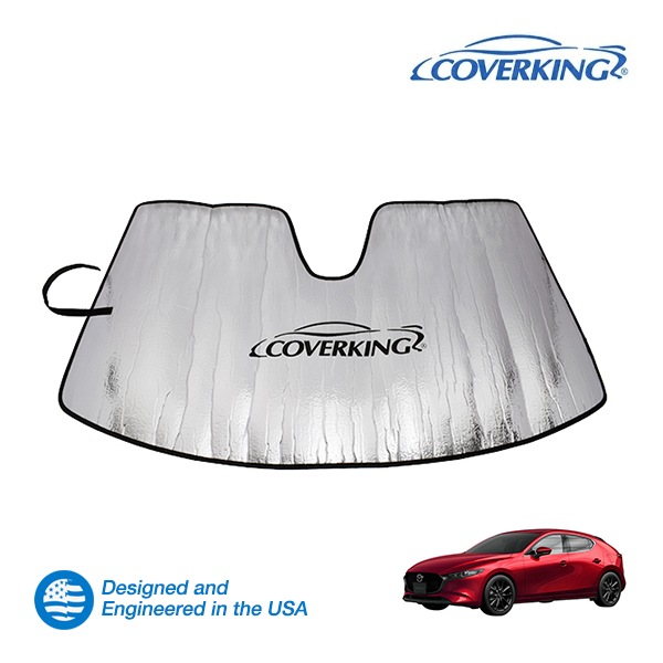 【CoverKing 正規品】 専用設計 サンシェード マツダ マツダ3 MAZDA3 BP フロントガラス ウィンドウ サンシェイド