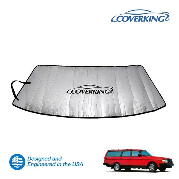 【CoverKing 正規品】 専用設計 サンシェード ボルボ 240 VOLVO フロントガラス ウィンドウ サンシェイド