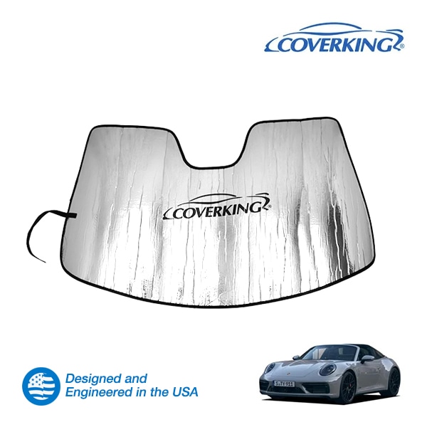 【CoverKing 正規品】 専用設計 サンシェード ポルシェ 911 992 フロントガラス ウィンドウ サンシェイド