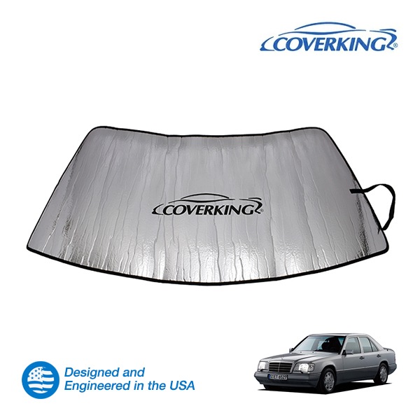 【CoverKing 正規品】 専用設計 サンシェードメルセデスベンツ Eクラス W124 S124 ミディアムクラス フロントガラス ウィンドウ サンシェイド