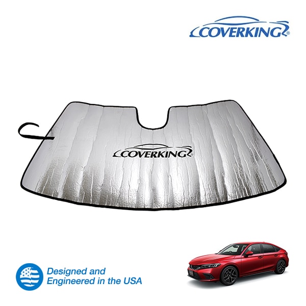 【CoverKing 正規品】 専用設計 サンシェード ホンダ シビック FL HONDA フロントガラス ウィンドウ サンシェイド