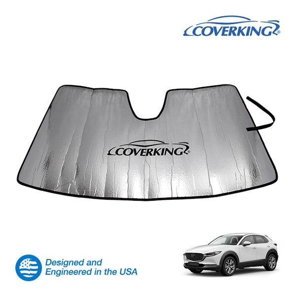 【CoverKing 正規品】 専用設計 サンシェード マツダ CX-30 MAZDA フロントガラス ウィンドウ サンシェイド