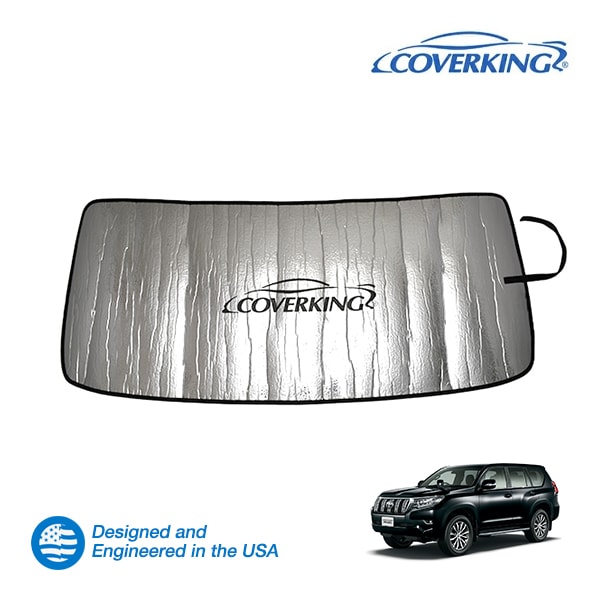 【CoverKing 正規品】 専用設計 サンシェード トヨタ ランドクルーザープラド 150 ランクル TOYOTA フロントガラス ウィンドウ サンシェイド