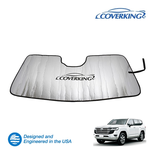【CoverKing 正規品】 専用設計 サンシェード トヨタ ランドクルーザー 300 ランクル TOYOTA フロントガラス ウィンドウ サンシェイド