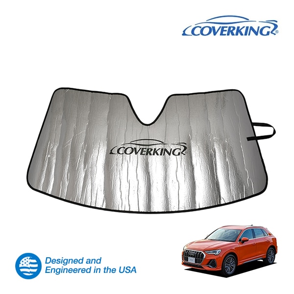 【CoverKing 正規品】 専用設計 サンシェード アウディ Q3 F3 AUDI フロントガラス ウィンドウ サンシェイド