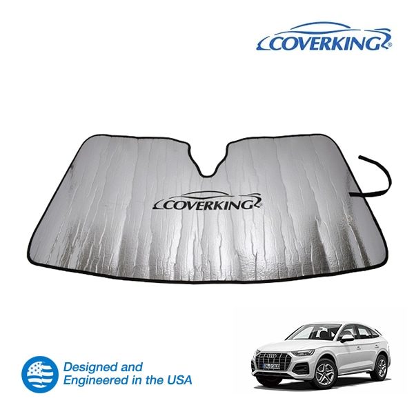 【CoverKing 正規品】 専用設計 サンシェード アウディ Q5 B9 AUDI フロントガラス ウィンドウ サンシェイド