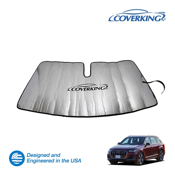 【CoverKing 正規品】 専用設計 サンシェード アウディ Q7 4M AUDI フロントガラス ウィンドウ サンシェイド