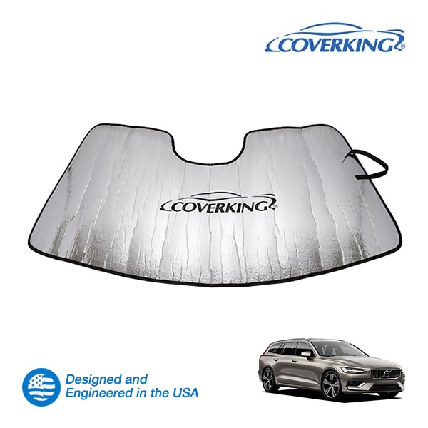 【CoverKing 正規品】 専用設計 サンシェード ボルボ V60 ZB420 VOLVO フロントガラス ウィンドウ サンシェイド