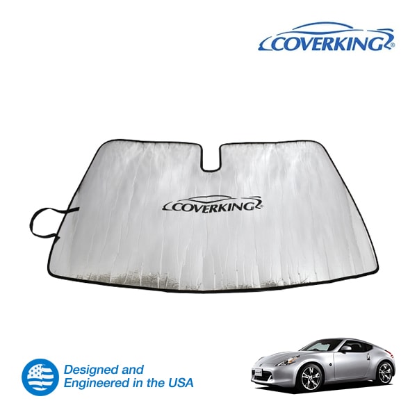 【CoverKing 正規品】 専用設計 サンシェード 日産 フェアレディZ Z34 フロントガラス ウィンドウ サンシェイド