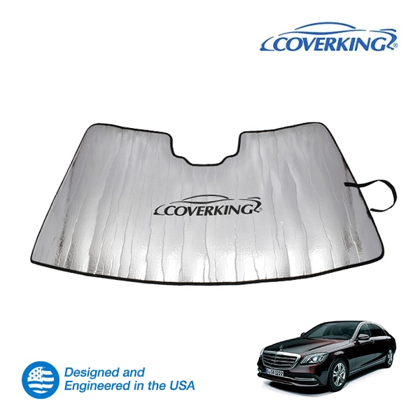 【CoverKing 正規品】 専用設計 サンシェード メルセデスベンツ Sクラス W222 BENZ フロントガラス ウィンドウ サンシェイド