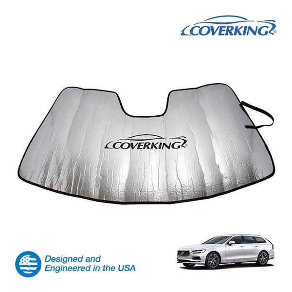 【CoverKing 正規品】 専用設計 サンシェード ボルボ V90 PB420 VOLVO フロントガラス ウィンドウ サンシェイド