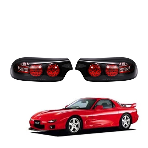 【SONAR 正規品】マツダ RX-7 アンフィニ RX7 サバンナRX-7 FD3S 1992年-2002年 インナーブラック リア LEDテールランプ テールライト 左右セット