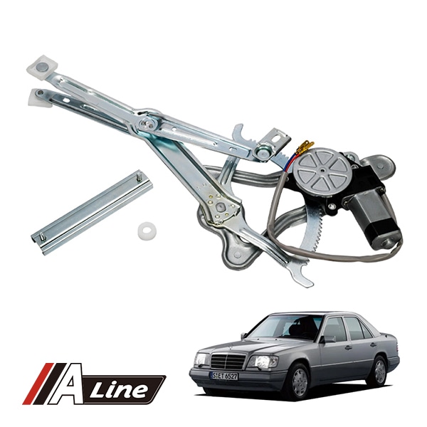 ベンツ Eクラス W124 S124 E320 260E 230TE 300TE パワーウィンドウレギュレーター 左フロント モーター付 1247200346