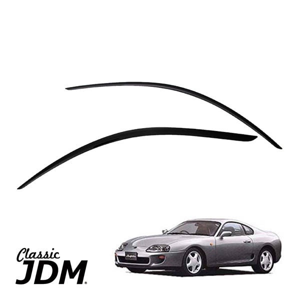 JDMクラシック 正規品 トヨタ スープラ JZA80 SUPRA 80系 1JZ 2JZ ドアバイザー スモーク サイドバイザー ドアディフレクター ルーフバイザー 2ドア 左右セット　