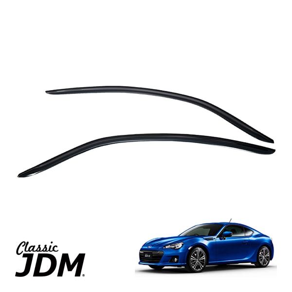 JDMクラシック 正規品 トヨタ 86 スバル BRZ  前期 後期 スモーク ドアバイザー  サイドバイザー ドアディフレクター 2ドア 左右セット