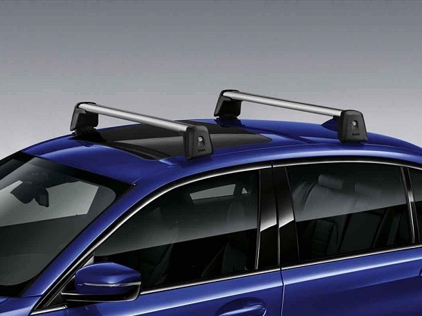 BMW 純正 ベースキャリア 3シリーズ G20 4シリーズ G22 ルーフバー ベースキャリア クロスバー ルーフラック 最大積載75kg 82712457808