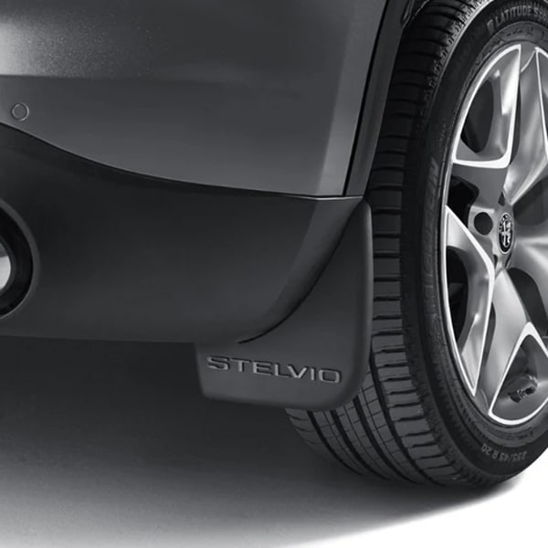 アルファロメオ 純正 ステルヴィオ 949型 ヴェローチェ クアドリフォリオ STELVIO Alfa Romeo マッドフラップ リアマッドガード 左右セット 50903569