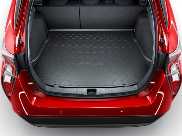 UK トヨタ 純正 ラゲッジマット プリウス 50系 ZVW50 スペアタイヤ有り車両 オールウェザー ラバー ラゲッジトレイ  PW241-47001　|TOYOTA |JPN BRAND