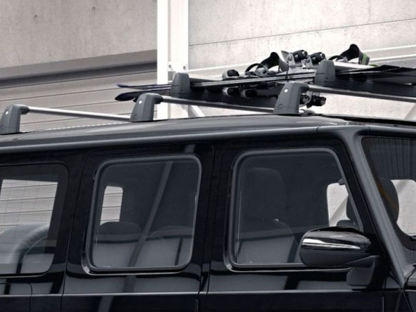 メルセデスベンツ 純正 ベースキャリア Gクラス W463A W464 GLC X253 ゲレンデヴァーゲン ルーフレール非装着車用 ルーフバー ルーフキャリア 3本セット 4638902900|ME