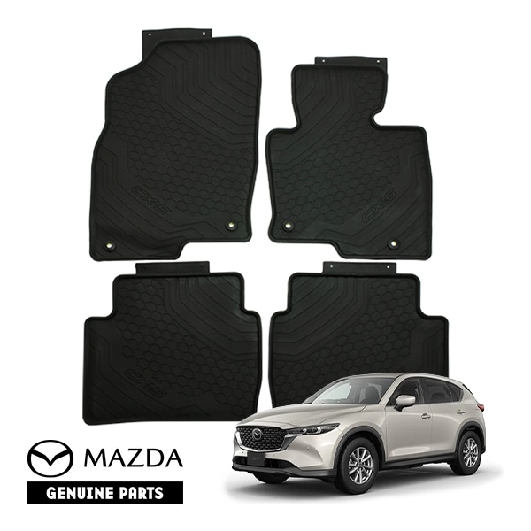 豪州 マツダ 純正 CX-5 KF系 オールウェザー フロアマット ラバー
