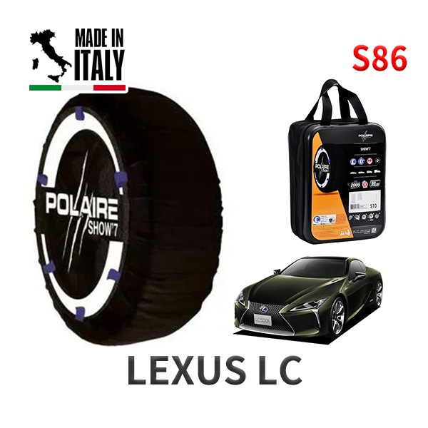 POLAIRE 正規品 スノーソックス S86 イタリア製 スノーチェーン Show'7LC / URZ100 タイヤサイズ：245/40R21|スノーソックス (タイヤチェーン)|UNIVERSAL