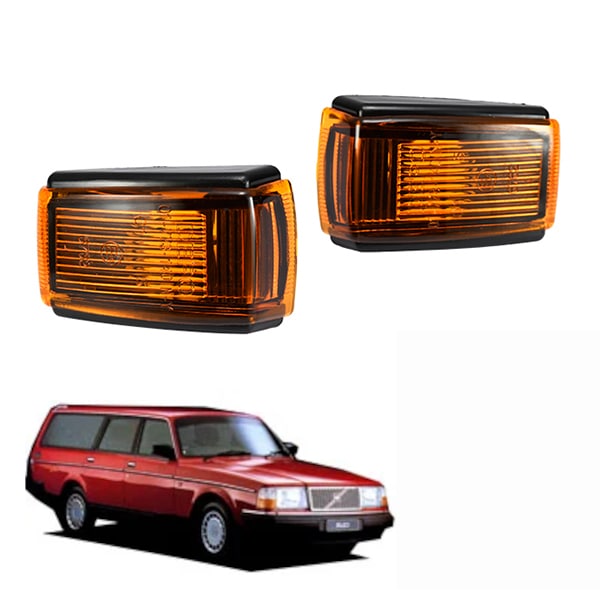 DEPO 正規品】 ボルボ 純正タイプ サイドマーカー左右セット VOLVO 240