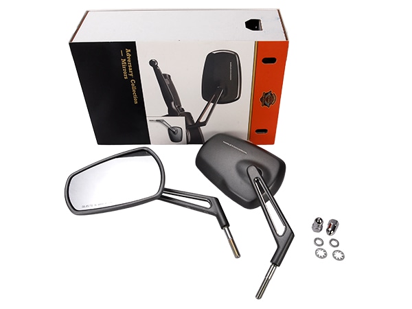 ハーレー純正ミラー左右セット アドバーサリーコレクション ブラック×オレンジ ハーレー純正ミラー左右セット アドバーサリーコレクション ブラック