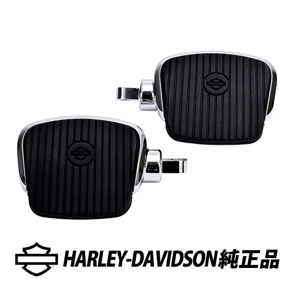 ハーレーダビッドソン 純正 ミニフットボードキット  左右セット ラージ 4インチ(102mm)クローム フットペグ ステップ 50500109