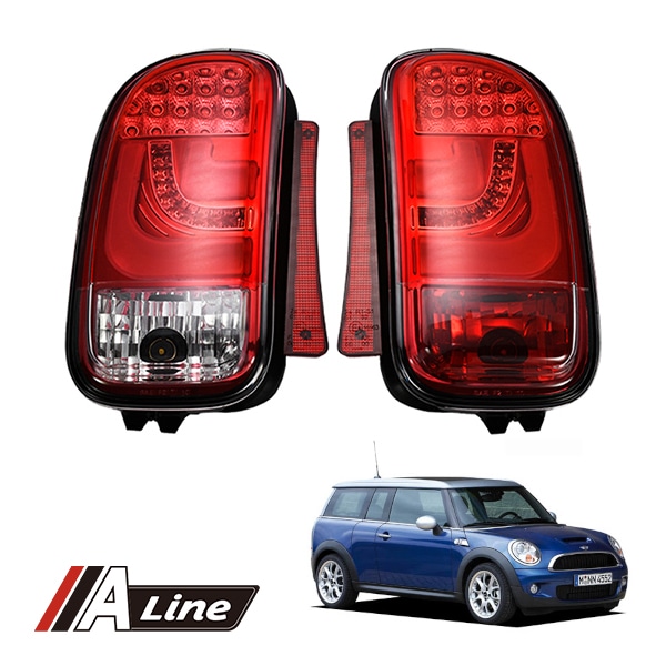 BMW MINI ミニ R55 クラブマン LEDテール レッド/クローム 右ハンドル仕様 テールライト テールランプ　