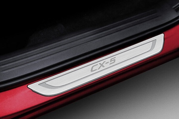 マツダ 純正 CX-5 KF系 KFEP KF5P KF2P スカッフプレート ドアシルプレート 前後左右4枚セット プロテクター KT82V1370 KT82-V1-370