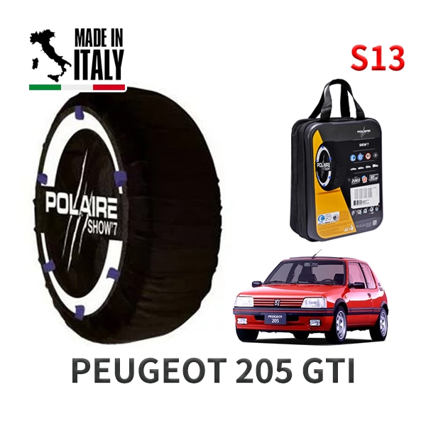 POLAIRE 正規品 スノーソックス S13 イタリア製 スノーチェーン Show'7 トヨタ カローラ / CE113 タイヤサイズ： 175/70R13 13インチ用