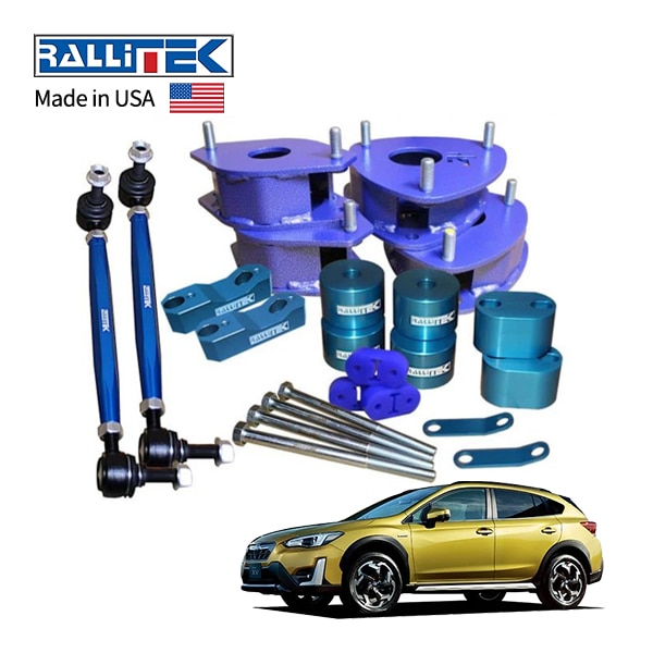 RalliTEK 正規品 サスペンションリフトアップスペーサーキット スバル XV GT系 (平成30~令和5) 車高2インチUP