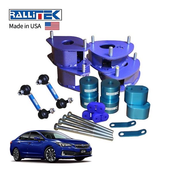 RalliTEK 正規品 サスペンションリフトアップスペーサーキット スバル インプレッサ GK系 GT系 (平成29~令和6) 車高2インチUP