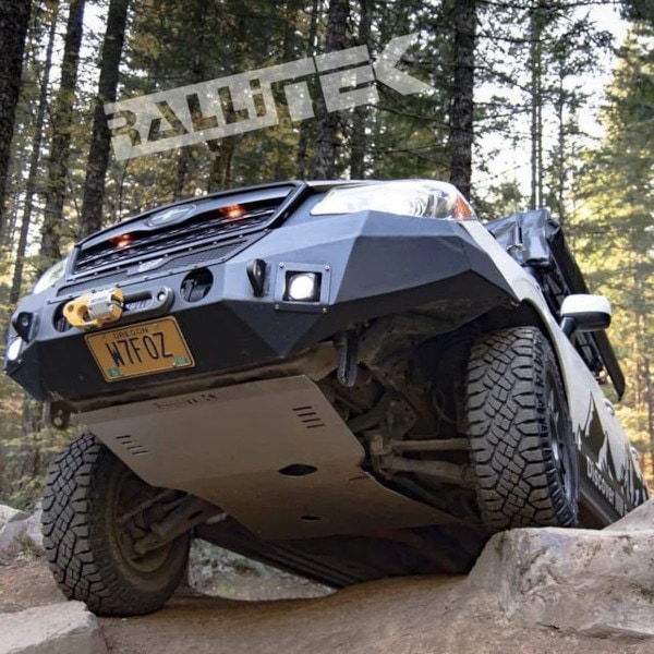 RalliTEK 正規品 フロントスキッドプレート スバル フォレスター SJ系 (平成24~30)  プロテクター スキッドバンパー アンダーガード