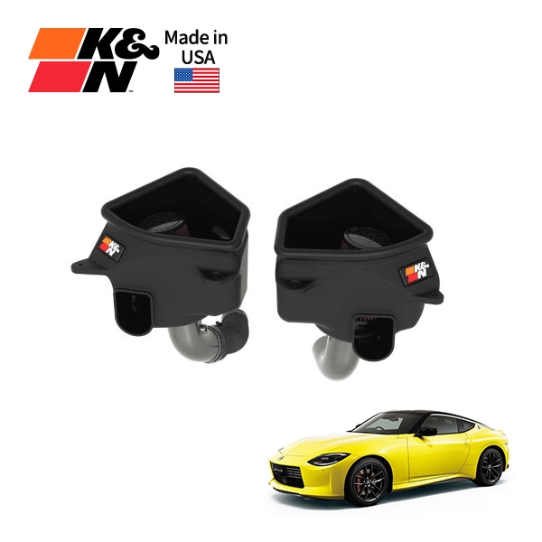 【K&N Filters 正規品】 コールドエアーインテーク エアフィルター エアクリーナー 日産 フェアレディZ RZ34 (令和5〜現行) ハイフロー アルミチューブ