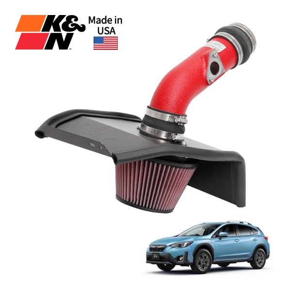 【K&N Filters 正規品】 コールドエアーインテーク エアフィルター エアクリーナー スバル WRX Sti GK/GT系 (平成30~令和3年) ハイフロー アルミチューブ