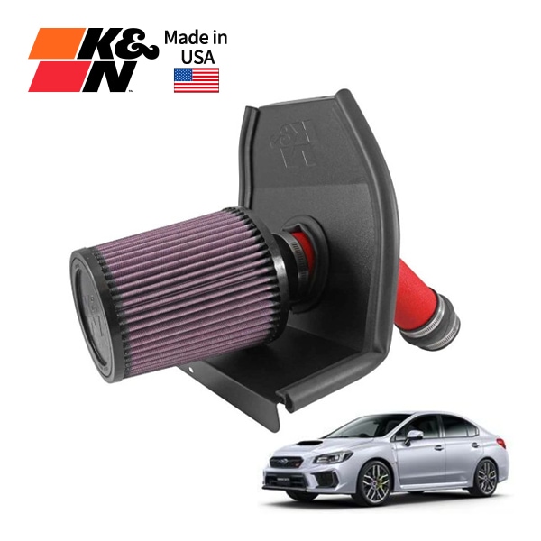 【K&N Filters 正規品】 コールドエアーインテーク エアフィルター エアクリーナー スバル WRX Sti VA系 (平成27~29年) ハイフロー アルミチューブ