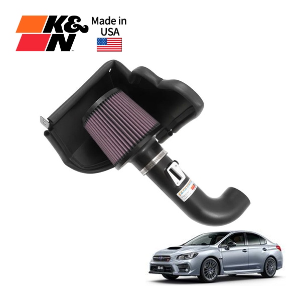 【K&N Filters 正規品】 コールドエアーインテーク エアフィルター エアクリーナー スバル WRX S4 VA系 (平成27~29年) ハイフロー アルミチューブ