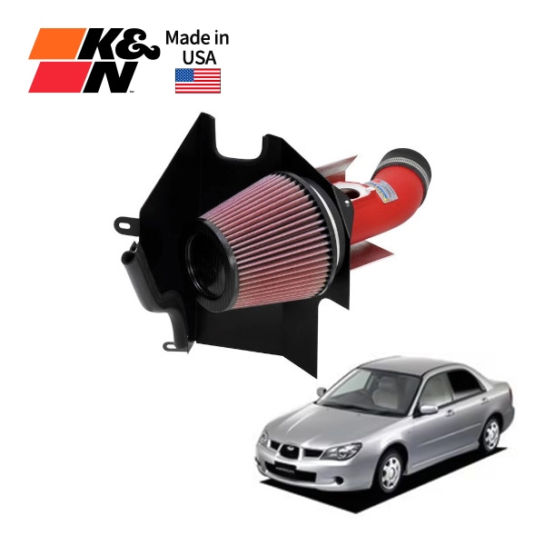 【K&N Filters 正規品】 コールドエアーインテーク エアフィルター エアクリーナー スバル インプレッサ GD/GG系 (平成14~19年) ハイフロー アルミチューブ