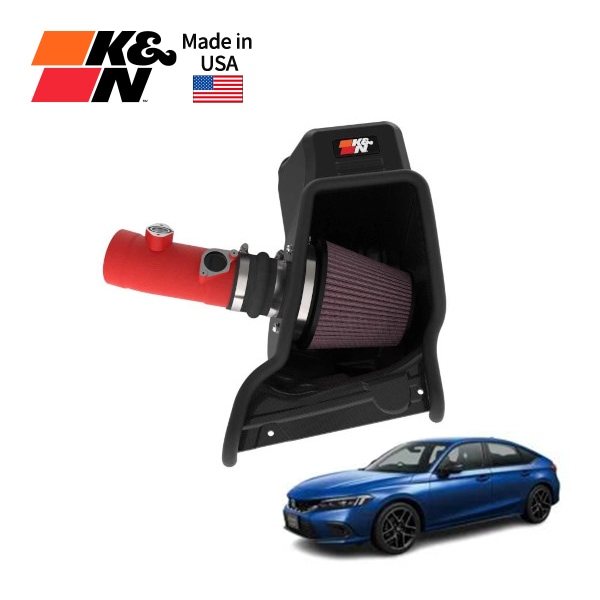【K&N Filters 正規品】 コールドエアーインテーク エアフィルター エアクリーナー ホンダ シビック TYPE-R FL系 (令和5年~現行) ハイフロー アルミチューブ