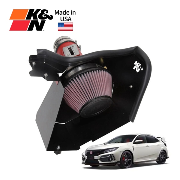 【K&N Filters 正規品】 コールドエアーインテーク エアフィルター エアクリーナー ホンダ シビック TYPE-R FC/FK系 (平成29~令和2年) ハイフロー アルミチューブ