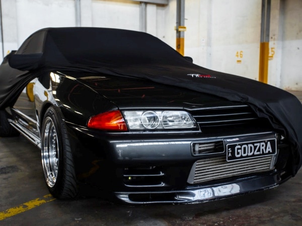 【FITMINT 正規品】日産 スカイライン 2ドアクーペ GT-R GTS GTST R32 BCNR32 インドアカーカバー カーカバーブラック 車種別専用設計