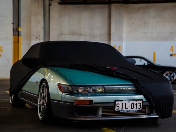 【FITMINT 正規品】 インドアカーカバー 屋内用ボディカバー スポイラー非対応 日産  シルビア 180SX S13 S14 S15 88-02y KS QS Silvia 車種別専用設計|NI